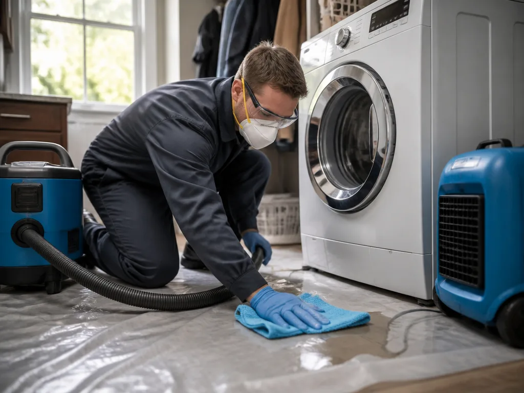 Appliance Leak Cleanup