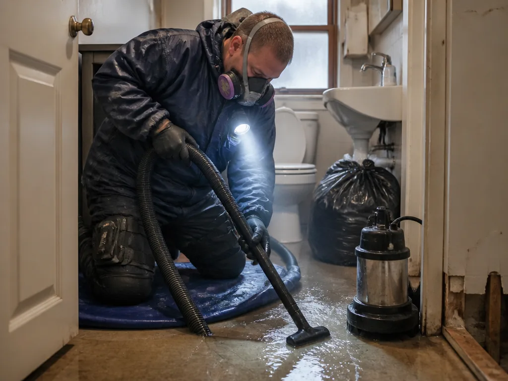 Sewage Backup Cleanup